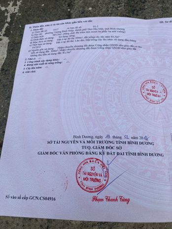 Chính chủ bán đất có dãy trọ và nhà xưởng  p. tương bình 7480481