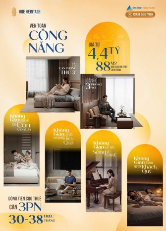 Ăn 3pn hue heritage tầng 4  view thành phố cực thoáng, 7481891