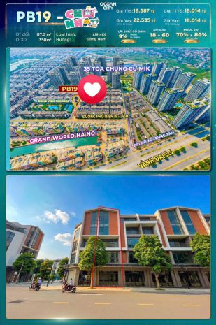 Bán gấp 16 tỷ hàng hiếm chủ đầu tư trục kinh doanh  pb19 7484294