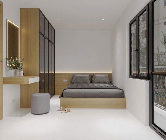 Trương định 40m2 hơn 8 tỷ ngĩ 3 gác. cách mặt phố trương 7487650