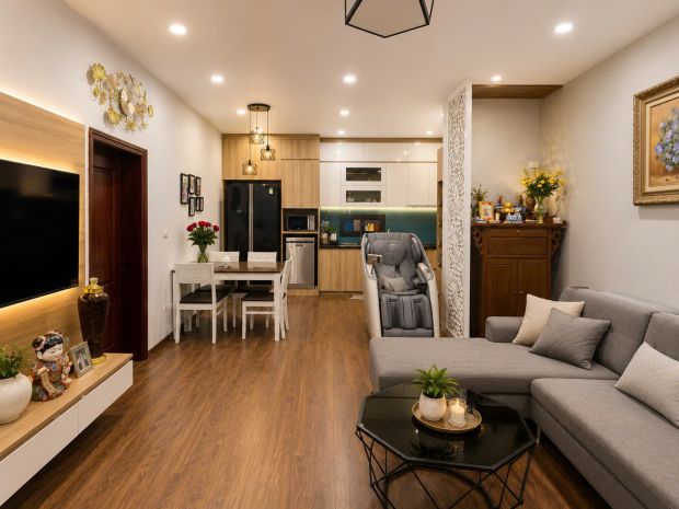 Cho thuê căn góc 95m², full nội thất, phố nguyễn bỉnh khiêm 7490238