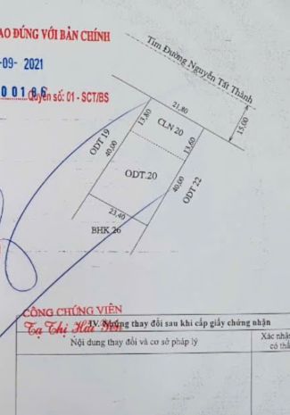 Chính chủ cần bán lô đất mặt tiền đường nguyễn tất thành, 7493163