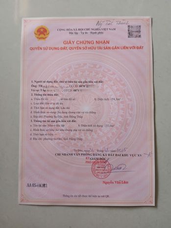 Bán nhà mặt phố nguyễn tất thành, tp. sa đéc, đồng tháp. dt 7493940