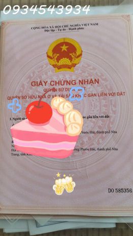 Bán nhà 2 tầng mặt tiền đường b6 - khu tđc vcn phước hải, 7497397