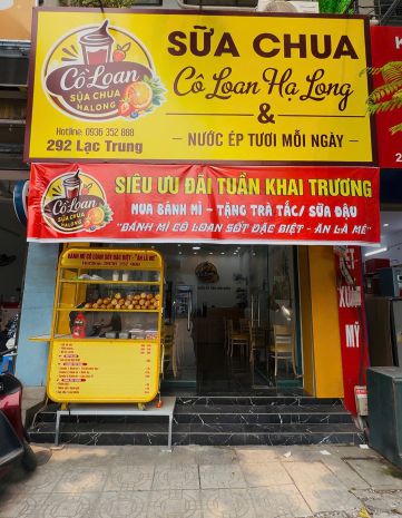 Chuyển nhượng quán sữa chua cô loan hạ long tại quận hai bà 7498125