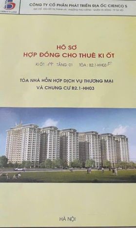 Bán kiot  kinh doanh các mặt hàng: kiot số 14 tầng 1 tòa 7500938