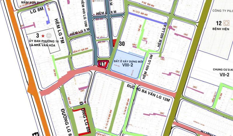Đất vàng góc 3 mặt tiền 78 ba vân  khu bàu cát  tân 7503623