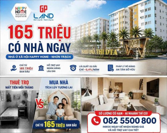 Căn hộ 2pn nhơn trạch giá chỉ hơn 500tr - khai thác cho 7504963