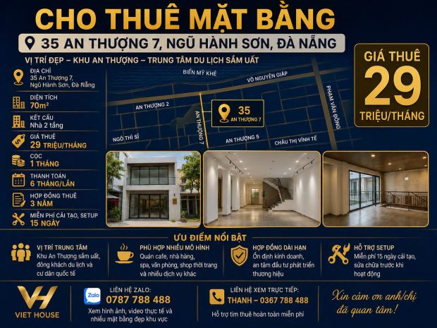 Cho thuê nhà đường an thượng 7 số 35 ngũ hành sơn đà nẵng 7506502