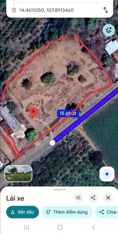Miếng đất này rộng tới 2400m2, mặt tiền khủng 70m, hướng 7507554