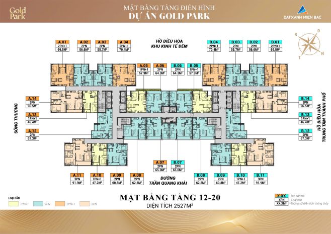 Mở bán chung cư cao cấp goldpark  trung tâm tp bắc giang 7509327