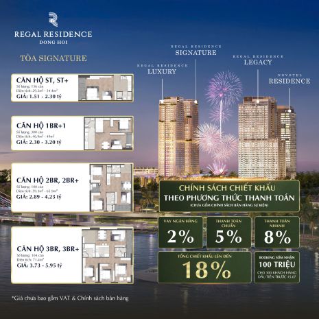 Chuyển nhượng căn hộ studio  regal residence tòa 7510829
