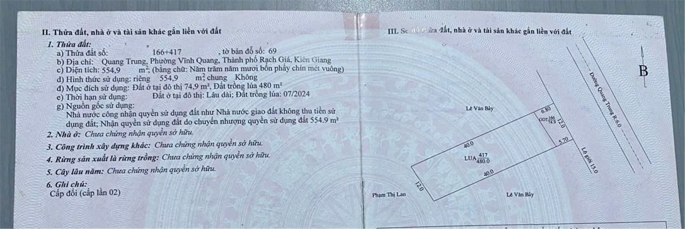 Đất đẹp- giá tốt bán nhanh lô đất đầu tư là sinh lời tại tp 7511424