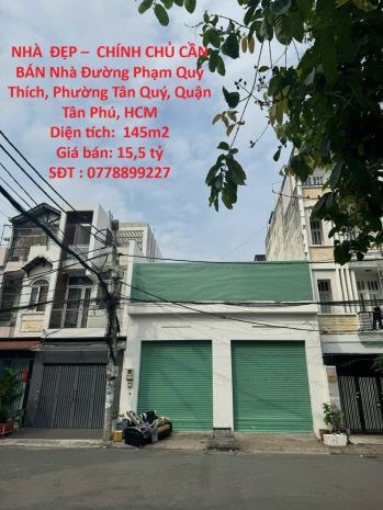 Nhà  đẹp   chính chủ cần bán nhà đường phạm quý thích, 7513266