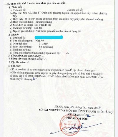 Cần bán nhanh căn hộ nhà a9, khu tập thể do học viện quốc 7513799