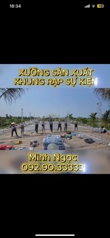 Khung sự kiện minh ngọc  chuyên sản xuất khung rạp giá gốc 7514505