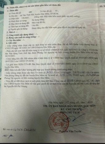 Bán gấp đất mặt tiền tại xã tân thới nhì, hóc môn- ngay dự 7515916
