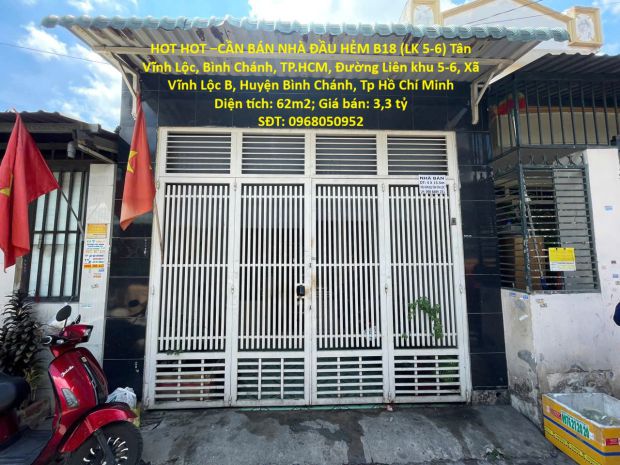Hot hot cần bán nhà đầu hẻm b18 lk 5-6 tân vĩnh lộc, 7516398