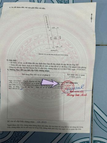 Lô góc đẹp - giá tốt - vị trí đắc địa tại thôn ngọc nhị, xã 7518879
