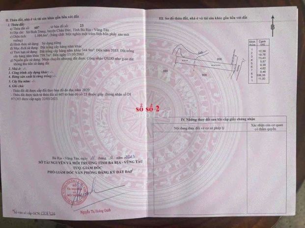 Mình chính chủ cần bán lô đất sào mặt tiền đường nhựa xã 7520666