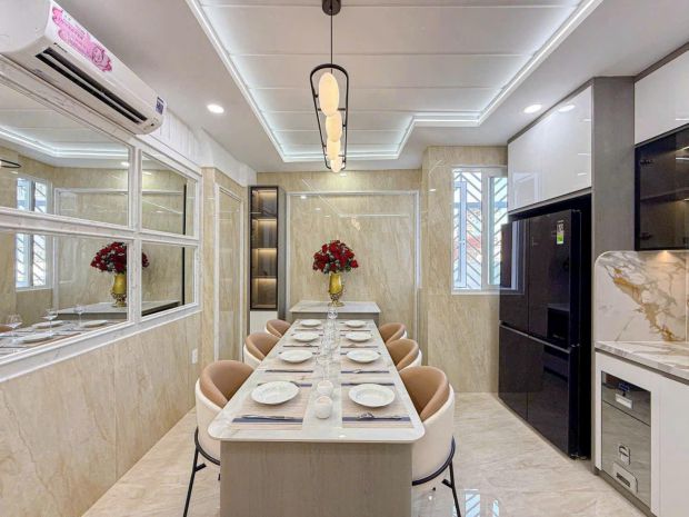 Nhà vừa ở vừa mở công ty, có thang máy, ngay lâm văn bền, 7526219