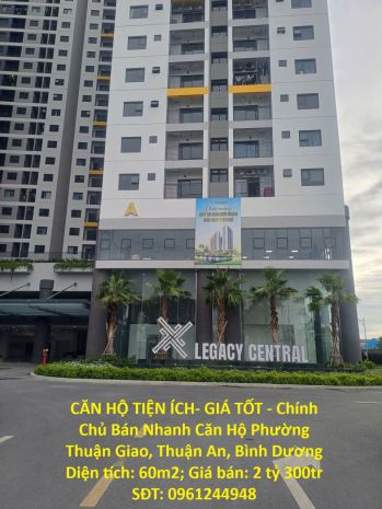 Căn hộ tiện ích- giá tốt - chính chủ bán nhanh căn hộ 7535493