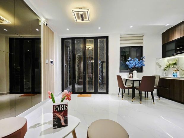 Nhà mới 3 tầng  hẻm 5m đường d9, tây thạnh ,tphcm, giá 7535883