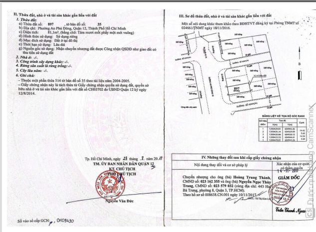 Bán đất mặt tiền an phú đông 13 quận 12  đón sóng thông 7539489