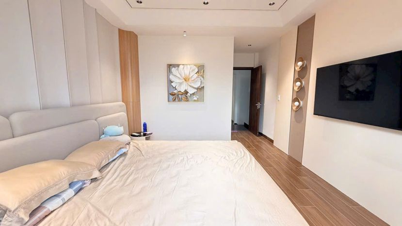 Nhà tái định cư 4 tầng xây mới, đường xá đồng bộ không khí 7541253
