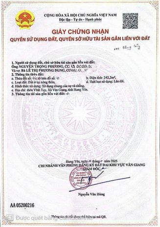 Bán đất mặt tiền đẹp tại văn giang, hưng yên  vị trí đón 7541334