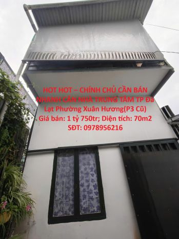 Hot hot  chính chủ cần bán nhanh căn nhà trung tâm tp đà 7544070