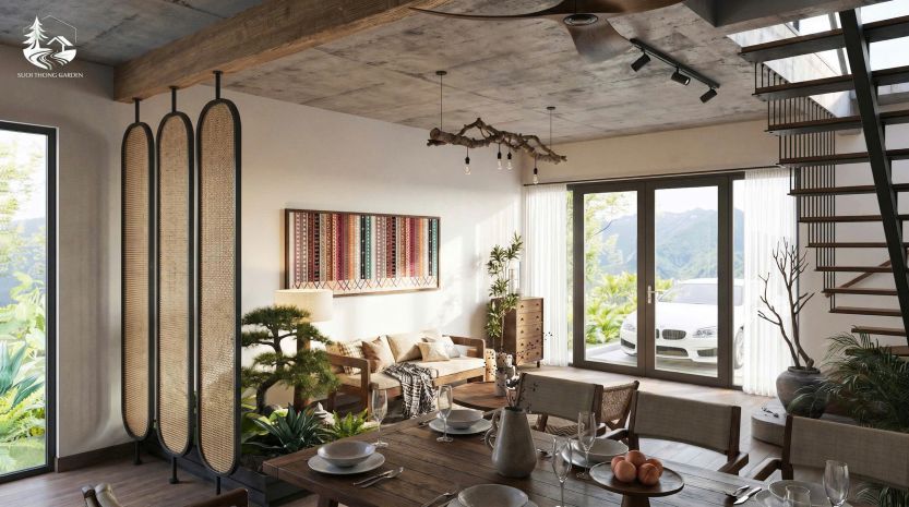 Nhà nghỉ dưỡng view đồi thông  suối ngọc bảo lộc 7545260