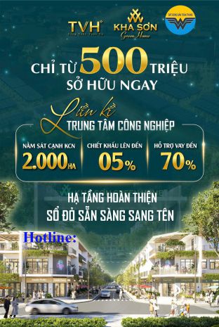 Bán đất dự án kha sơn green home - phú bình - thái nguyên 7545299
