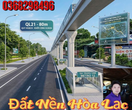 Cắt lỗ, bán gấp mảnh đất hoà lạc 100m2 full thổ cư 7546841