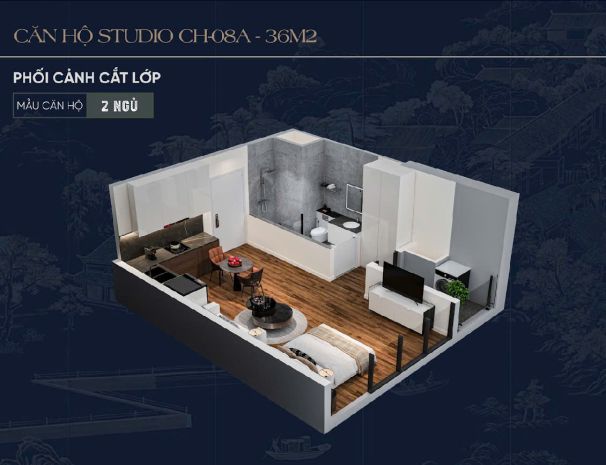 Bán căn studio sunshine legend city  giá tốt nhất khu vực 7547118