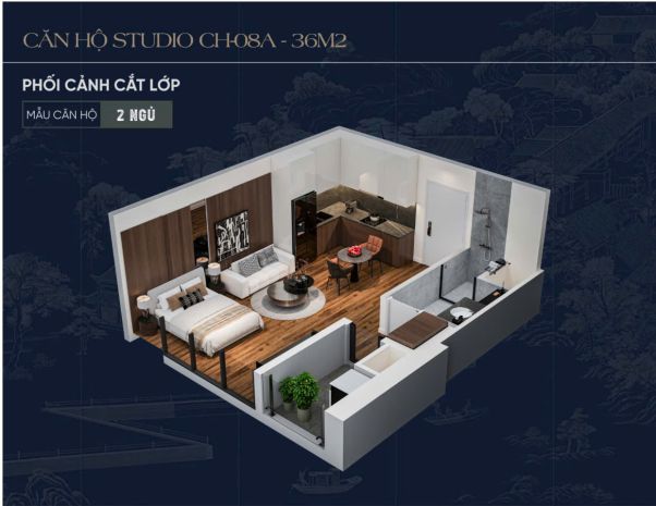 Bán căn studio sunshine legend city  giá tốt nhất khu vực 7547119