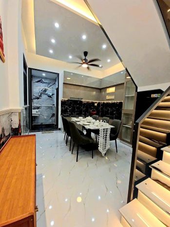 Nhà mới 3 tầng, hẻm xe hơi huỳnh tấn phát, khu dân trí cao, 7551862