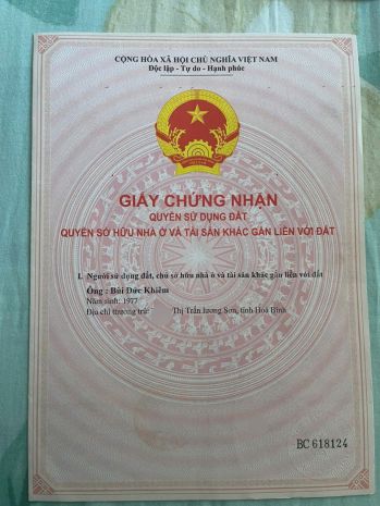 Hot hot đầu tư là sinh lời chính chủ cần bán nhanh lô đất 7552058