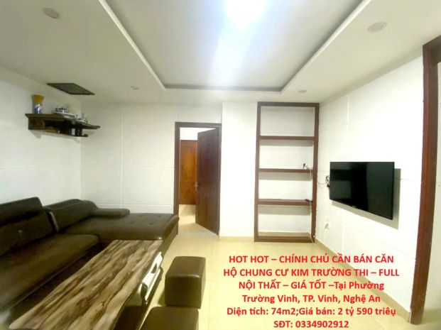 Hot hot  chính chủ cần bán căn hộ chung cư kim trường thi 7556108