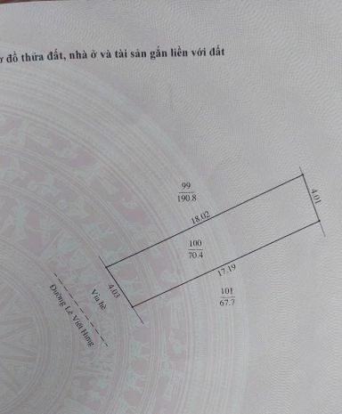 Chính chủ bán đất phường ngọc châu, tp. hải dương, hải dương 7556305