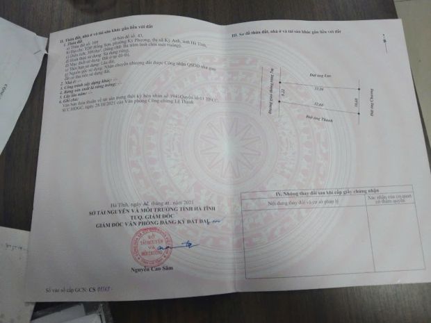 Bán gấp lô đất đẹp,full thổ cư,chỉ 5trm,trung tâm thị xã 7558009