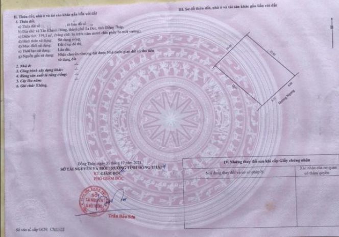 Bán nhàtrọ mặt tiền phường sa đéc, 359m2, 10pn. sổ hồng, 7558321
