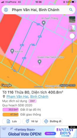 Bán đất 3 mt hùng vương, phước an 668m2 8x56m nở hậu 7560023