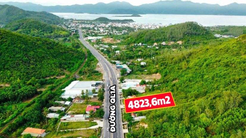 Mặt tiền ql1a lương sơn tp. nha trang. đất thổ cư ngang 40m 7560117