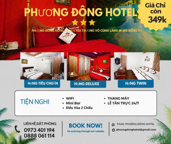 Phương đông hotel  không gian nghỉ dưỡng riêng tư, tiện 7563539