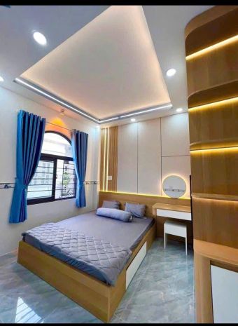 Bán nhà mới 3.4*11m hẻm hưng phú p10q8 p.chánh hưng full 7564136