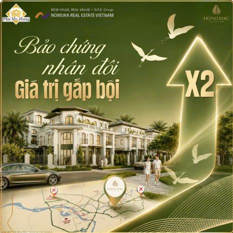 Mua bán biệt thự liền kề 400m2 hồng hạc city phú mỹ hưng - 7566351