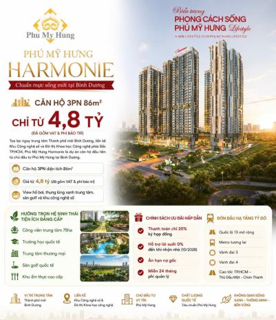 Phú mỹ hưng bình dương - căn hộ cao cấp chỉ từ 45trm2 7567044
