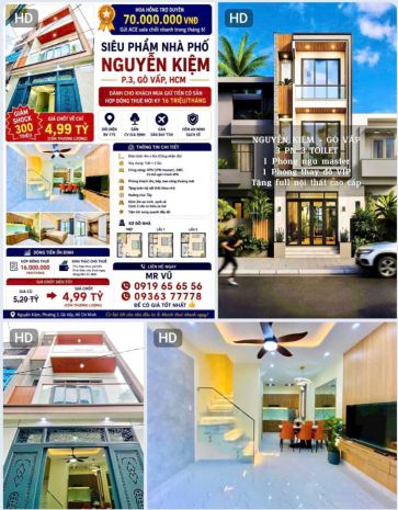 Nhà đẹp  giá tốt  cần bán nhà tại đường nguyễn kiệm, 7577085