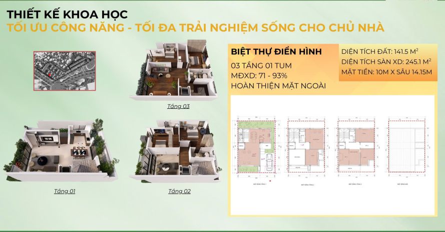 Sang nhượng  bt 141m2 bắc an khánh -  2 mặt thoáng trục 40m 7578156